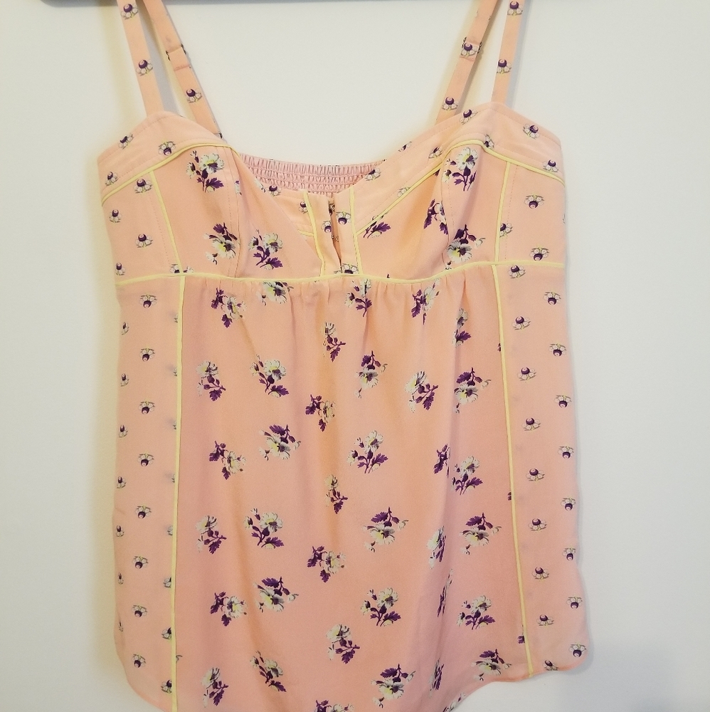 Corset floral tank
